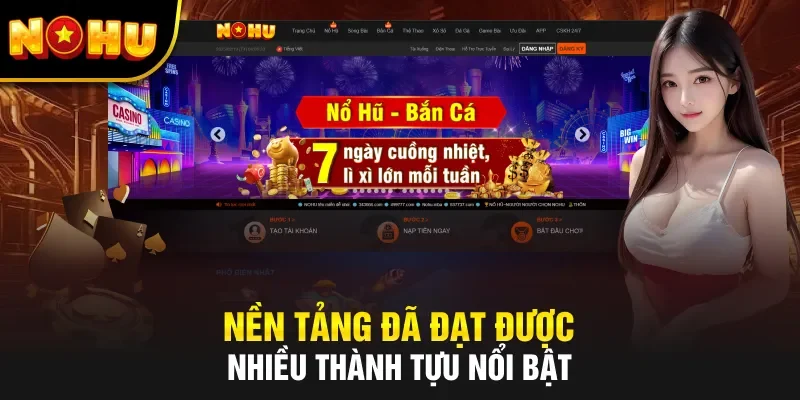 Nền tảng đã đạt được nhiều thành tựu nổi bật